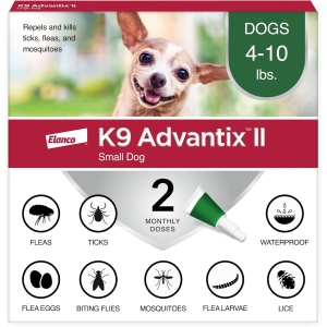 K9 Advantix II Small Dog Flea, Tick & Mosquito Treatment & Prevention